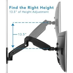 Mount-It! Height Adjustable Monitor Wall Mount Arm For 13"-32" Monitors (MI-765) -Ergot Office Furniture Shop sp20860477 s7