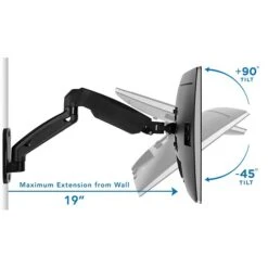 Mount-It! Height Adjustable Monitor Wall Mount Arm For 13"-32" Monitors (MI-765) -Ergot Office Furniture Shop sp20860484 s7