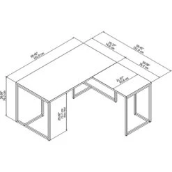 Office By Kathy Ireland® Method 60W L Shaped Desk With 30W Return, Cocoa (MTH004CO) -Ergot Office Furniture Shop sp21337113 s7