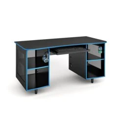 Whalen Emergent Gaming 60" Laminate Computer Desk, Black (SPUS-EGDB) -Ergot Office Furniture Shop sp21804802 s7