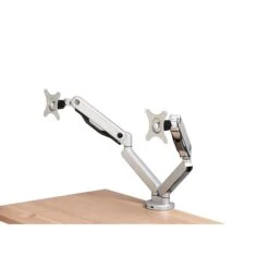 HON 21" USB Dual Monitor Arm, Silver (BSMAUSBA) (Includes White Glove Installation)