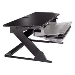 3M™ Precision XL Standing Desk, 42” W, Adjustable Desk Riser With Gel Wrist Rest And Precise™ Mouse Pad, Black (SD70B) -Ergot Office Furniture Shop sp24294330 s7