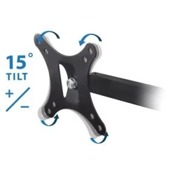 Mount-lt! Adjustable Monitor Arm, Up To 24", Black (MI-2041) -Ergot Office Furniture Shop sp32072401 s7