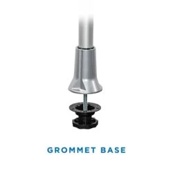 Mount-It! Modular Desk Mount Adjustable Monitor Arm, Up To 24" Monitors, Gray/Silver (MI-45111) -Ergot Office Furniture Shop sp32072498 s7