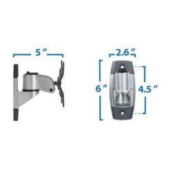Mount-It! Modular Mount Adjustable Monitor Mount, Up To 30" Monitors, Gray/Silver (MI-31114) 7 Mount-It! Modular Mount Adjustable Monitor Mount, Up To 30" Monitors, Gray/Silver (MI-31114) -Ergot Office Furniture Shop sp32072566 s7