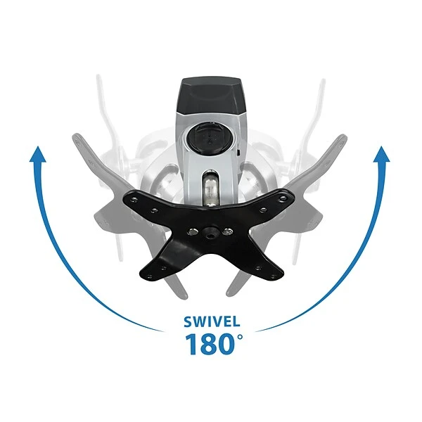 Mount-It! Modular Mount Adjustable Monitor Mount, Up To 30" Monitors, Gray/Silver (MI-31114) 2 Mount-It! Modular Mount Adjustable Monitor Mount, Up To 30" Monitors, Gray/Silver (MI-31114) - Image 2