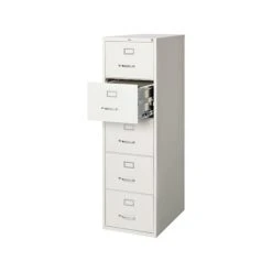 Quill Brand® Commercial 5 File Drawer Vertical File Cabinet, Locking, Gray, Legal, 26.5"D (21921D)