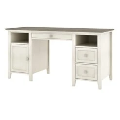 Abington 60" Desk, White (SPUS-ABTD)