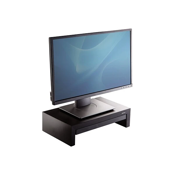 Fellowes Designer Suites Adjustable Monitor Riser, Up To 32", Black - 8038101 4 Fellowes Designer Suites Adjustable Monitor Riser, Up To 32", Black - 8038101 - Image 4