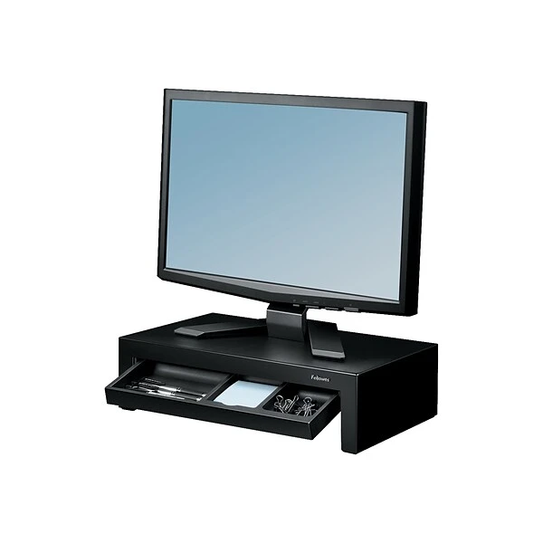 Fellowes Designer Suites Adjustable Monitor Riser, Up To 32", Black - 8038101 5 Fellowes Designer Suites Adjustable Monitor Riser, Up To 32", Black - 8038101 - Image 5