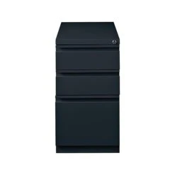 Quill Brand® 3-Drawer Vertical File Cabinet, Locking, Black, Letter, 22.88"D (25170D)