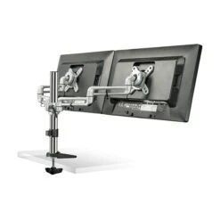 Mount-It! Dual Monitor Mount, Up To 27" Monitors, Silver (MI-732) -Ergot Office Furniture Shop sp42126220 s7