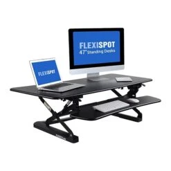 FlexiSpot 47" Sit-Stand Desk Converter, Black (M3B)