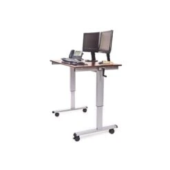 Luxor 48"W Adjustable Desk, Laminate Wood (STANDUP-CF48-DW)