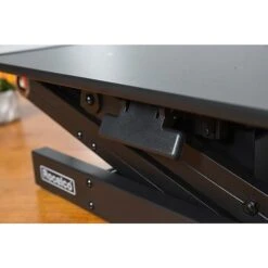 Rocelco 32" Height Adjustable Standing Desk Converter, Sit Stand Up Retractable Keyboard Riser, Black (R ADRB) -Ergot Office Furniture Shop sp42801350 s7