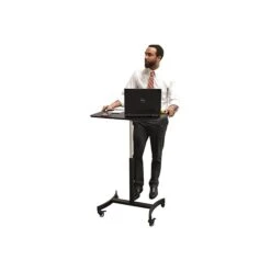 Victor Technology 28" W Mobile Adjustable Standing Desk, Laminate Wood (DC500) -Ergot Office Furniture Shop sp42801370 s7