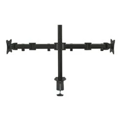 Mount-It! Dual Monitor Arms, Up To 27" Monitors, Black (MI-1752)