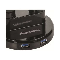 Fellowes Platinum Dual Monitor Arm, Up To 27" Monitors, Black (8042501) -Ergot Office Furniture Shop sp42802571 s7