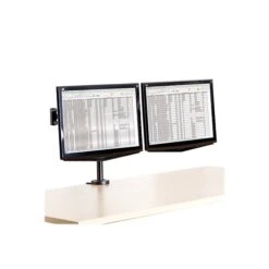 Fellowes Professional Series Depth Adjustable Dual Monitor Arm, Up To 32", Black (8041701) -Ergot Office Furniture Shop sp42804744 s7