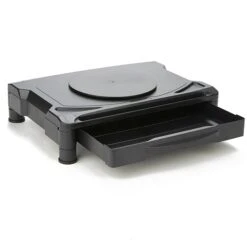 Mind Reader Anchor Collection Rotative Adjustable Monitor Stand With Storage Drawer, Up To 22" Monitor, Black (DRAWSWIV-BLK) 10 Mind Reader Anchor Collection Rotative Adjustable Monitor Stand With Storage Drawer, Up To 22" Monitor, Black (DRAWSWIV-BLK) -Ergot Office Furniture Shop sp42875919 s7