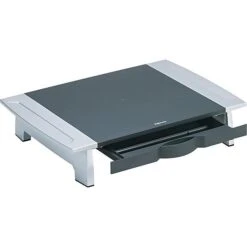 Fellowes Office Suites Monitor Riser, Up To 42", Black/Silver (8031101) -Ergot Office Furniture Shop sp43812785 s7
