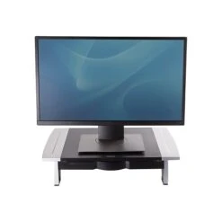 Fellowes Office Suites Monitor Riser, Up To 42", Black/Silver (8031101) -Ergot Office Furniture Shop sp43812786 s7