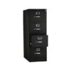HON 310 Series 4-Drawer Vertical File Cabinet, Locking, Legal, Black, 26.5"D (HON314CPP)