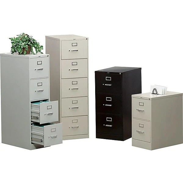 HON 310 Series 4-Drawer Vertical File Cabinet, Locking, Legal, Gray, 26.5"D (H314C.P.Q) 2 HON 310 Series 4-Drawer Vertical File Cabinet, Locking, Legal, Gray, 26.5"D (H314C.P.Q) - Image 2