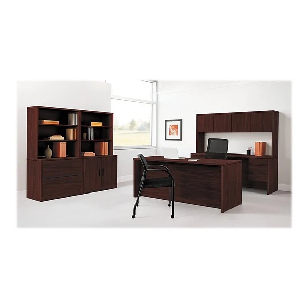 HON® 10500 72" Double Pedestal Desk, Mahogany (H10593NN) NEXT2019 NEXTExpress 4 HON® 10500 72" Double Pedestal Desk, Mahogany (H10593NN) NEXT2019 NEXTExpress - Image 4
