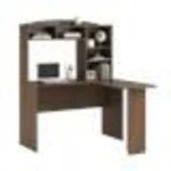 Altra Sutton 48" W L Computer Desk With Hutch, Saint Walnut (9883214COM) -Ergot Office Furniture Shop sp4463726 s7