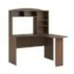 Altra Sutton 48" W L Computer Desk With Hutch, Saint Walnut (9883214COM) -Ergot Office Furniture Shop sp4463727 s7