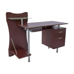 Techni Mobili 51"W Computer Desk, Brown (RTA-325-CH36) -Ergot Office Furniture Shop sp44850695 s7