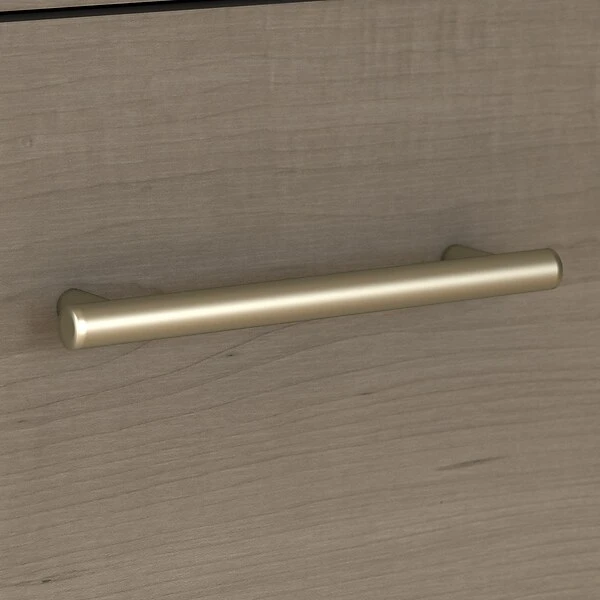 Bush Furniture Somerset 72W 3 Position Sit To Stand L Shaped Desk, Ash Gray (SET014AG) 3 Bush Furniture Somerset 72W 3 Position Sit To Stand L Shaped Desk, Ash Gray (SET014AG) - Image 3