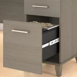 Bush Furniture Somerset 60W L Shaped Desk, Ash Gray (WC81630K) 11 Bush Furniture Somerset 60W L Shaped Desk, Ash Gray (WC81630K) -Ergot Office Furniture Shop sp46282321 s7