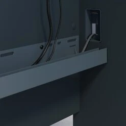 Bush Business Furniture Cubix 60W Desk, Slate/White Spectrum (WC8460A) 7 Bush Business Furniture Cubix 60W Desk, Slate/White Spectrum (WC8460A) -Ergot Office Furniture Shop sp46632459 s7