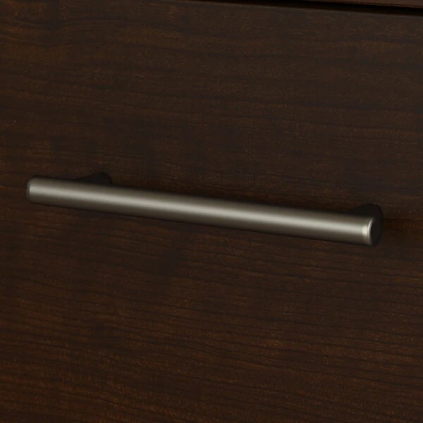 Bush Furniture Somerset 72W L Shaped Desk With Hutch, Mocha Cherry (SET001MR) 2 Bush Furniture Somerset 72W L Shaped Desk With Hutch, Mocha Cherry (SET001MR) - Image 2