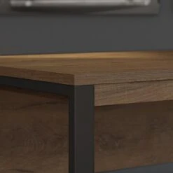 Bush Furniture Latitude 60W Writing Desk, Rustic Brown Embossed (LAD160RB-03) -Ergot Office Furniture Shop sp47156811 s7