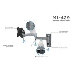 Mount-It! TV Wall Mount Designed Specifically For RV Or Mobile Home (MI-429)