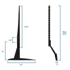 Mount It Mount-lt! Adjustable Monitor Stand, Up To 60", Black (MI-848) 8 Mount It Mount-lt! Adjustable Monitor Stand, Up To 60", Black (MI-848) -Ergot Office Furniture Shop sp4770628 s7