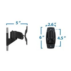 Mount-It! Modular Mount Adjustable Monitor Mount, Up To 30" Monitors, Black (MI-31114-BLK) -Ergot Office Furniture Shop sp4770632 s7