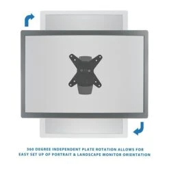 Mount-It! Modular Mount Adjustable Monitor Mount, Up To 30" Monitors, Black (MI-31114-BLK) -Ergot Office Furniture Shop sp4770633 s7