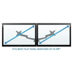 Mount-It! Modular Articulating Adjustable Monitor Mount, Up To 24" Monitors, Black (MI-43114BLK) -Ergot Office Furniture Shop sp4770636 s7