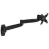 Mount-It! Modular Mount Adjustable Monitor Stands, Up To 27" Monitors, Black (MI-33114-BLK)