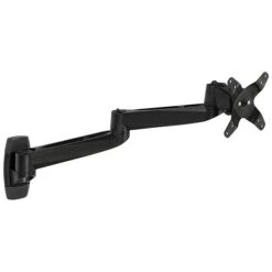 Mount-It! Modular Mount Adjustable Monitor Stands, Up To 27" Monitors, Black (MI-33114-BLK)