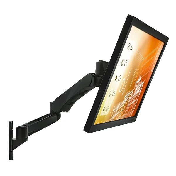 Mount-It! Modular Mount Adjustable Monitor Stands, Up To 27" Monitors, Black (MI-35114BLK) 1 Mount-It! Modular Mount Adjustable Monitor Stands, Up To 27" Monitors, Black (MI-35114BLK)