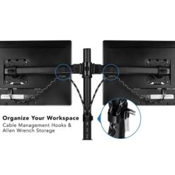 Mount-It! Dual Monitor Desk Mount For 13"-27" Screens (MI-2772) -Ergot Office Furniture Shop sp49721391 s7