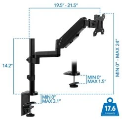 Mount-It! Monitor Arm Desk Mount For 19"-32" Screens (MI-4761) -Ergot Office Furniture Shop sp49721547 s7