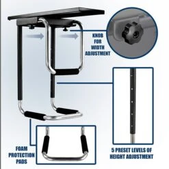 Mount-It! Heavy Duty Under Desk CPU Mount (MI-7155) -Ergot Office Furniture Shop sp49721622 s7