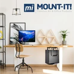 Mount-It! Heavy Duty Under Desk CPU Mount (MI-7155) -Ergot Office Furniture Shop sp49721625 s7
