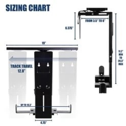 Mount-It! Anti-Theft Under Desk CPU Mount (MI-7156) -Ergot Office Furniture Shop sp49721635 s7